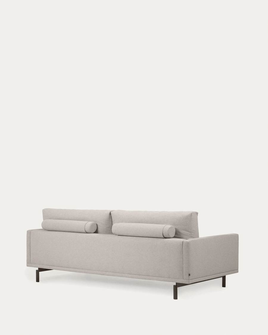 Galene 3 seater sofa in beige, 214 cm FSC Mix Credit
