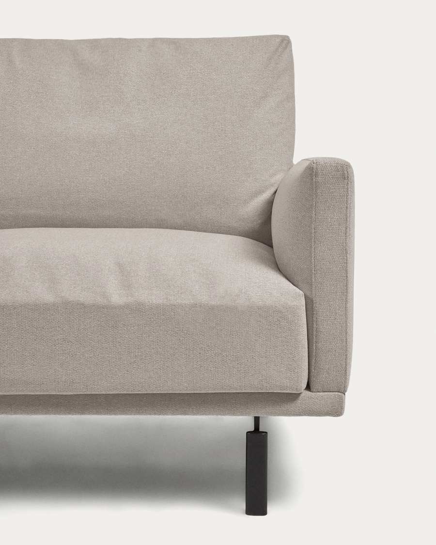 Galene 3 seater sofa with left-hand chaise longue in beige, 254 cm FSC Mix Credit