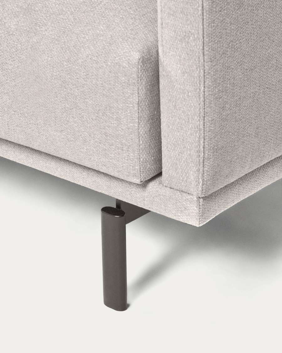 Galene 3 seater sofa with left-hand chaise longue in beige, 214 cm FSC Mix Credit