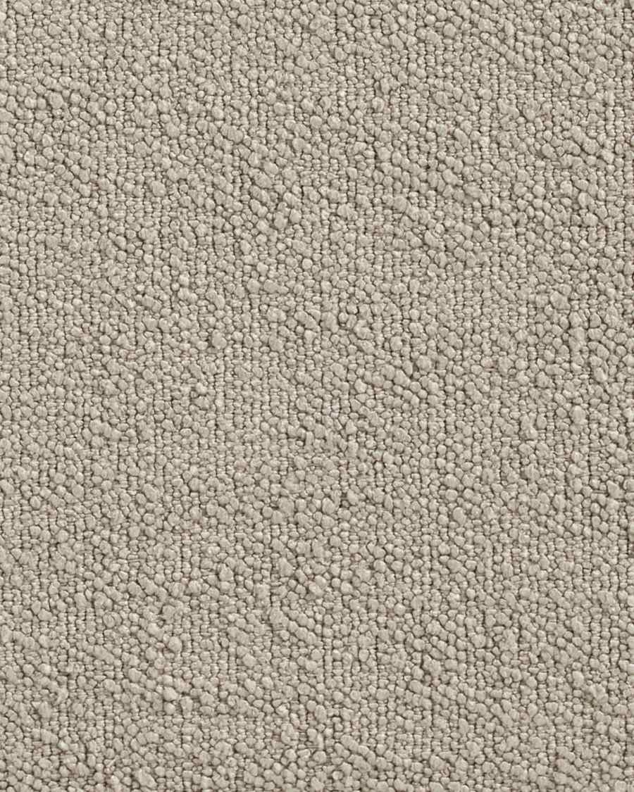 Sofa Mihaela für 3 Sitzer mit Chaise Longue rechts mit Mikro-Bouclé-Bezug in Grau 264 cm FSC Mix Credit