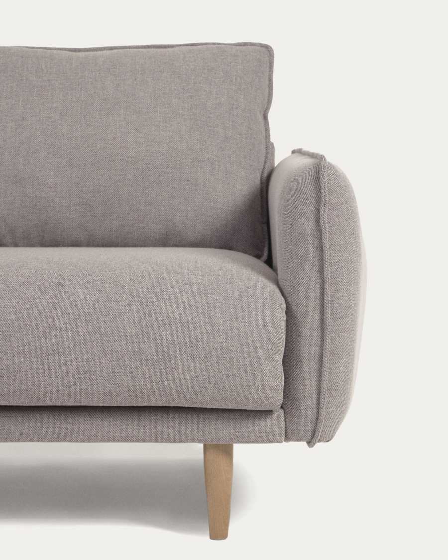 Sofà Carlota 3 places de xenilla gris 213 cm