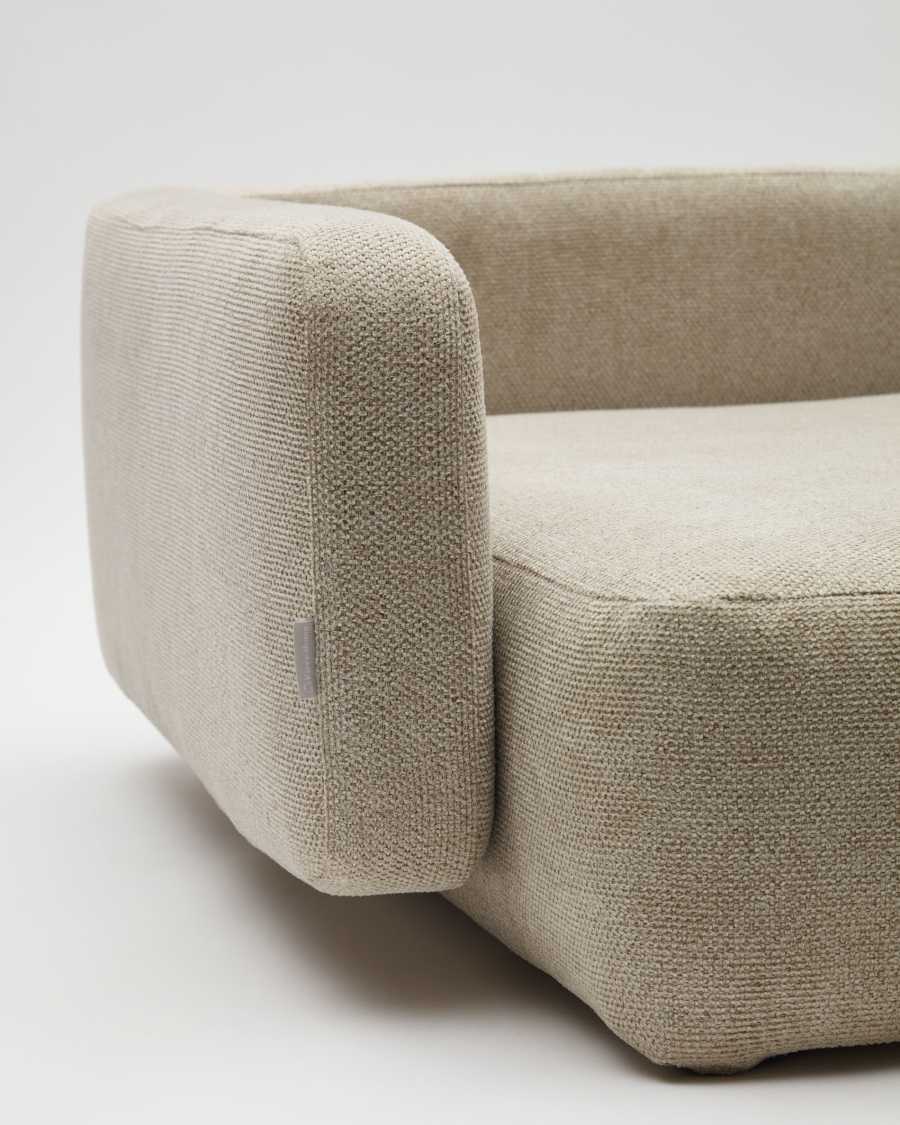 Bowie cover for small bed for pets in beige, 63 x 80 cm