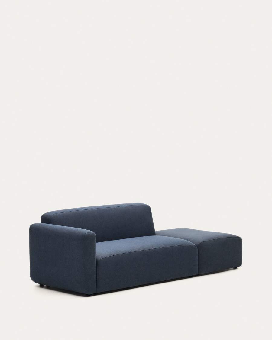 Neom 2 seater modular sofa with back module in blue, 244 cm FSC Mix Credit
