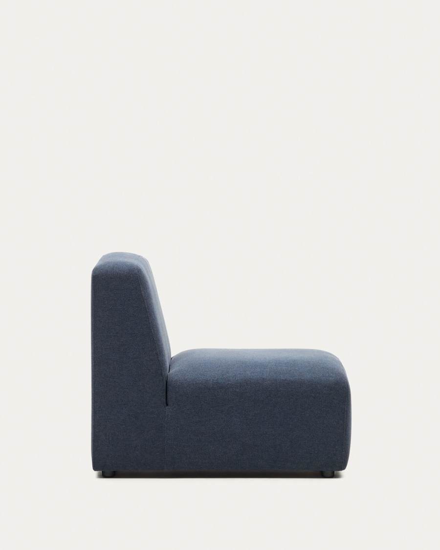 Neom seat module in blue, 75 cm FSC Mix Credit