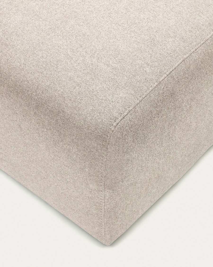 Neom footrest in beige, 75 x 64 cm FSC Mix Credit