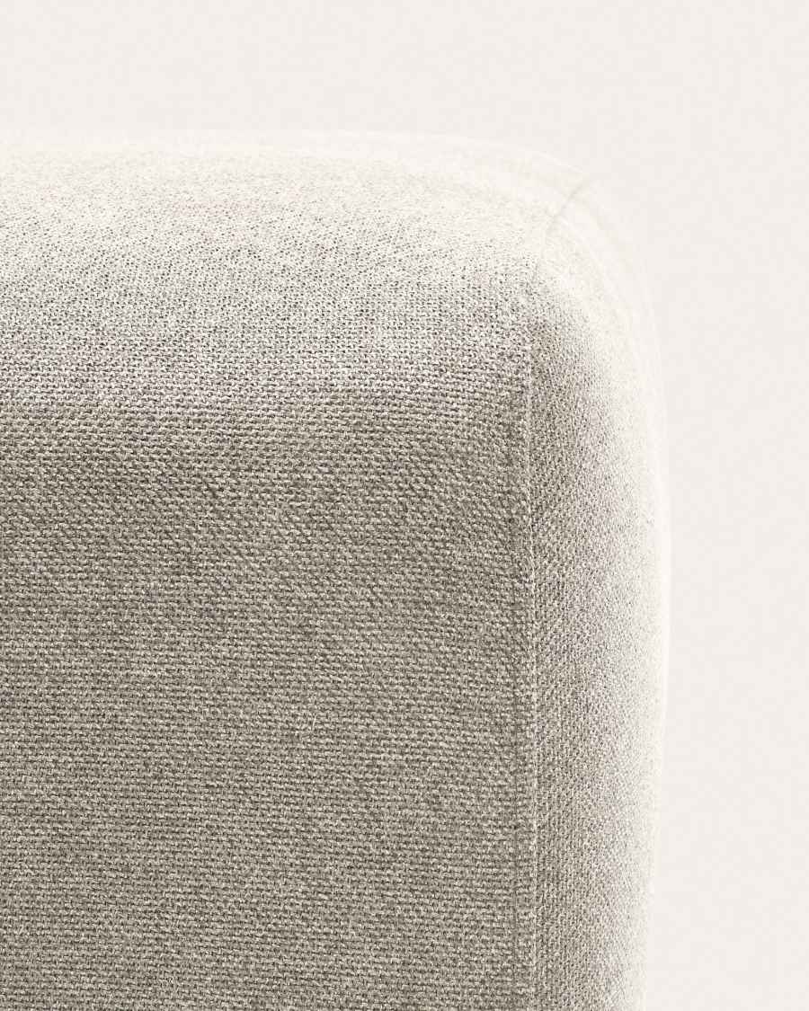 Neom end pouffe in beige, 75 x 89 cm FSC Mix Credit