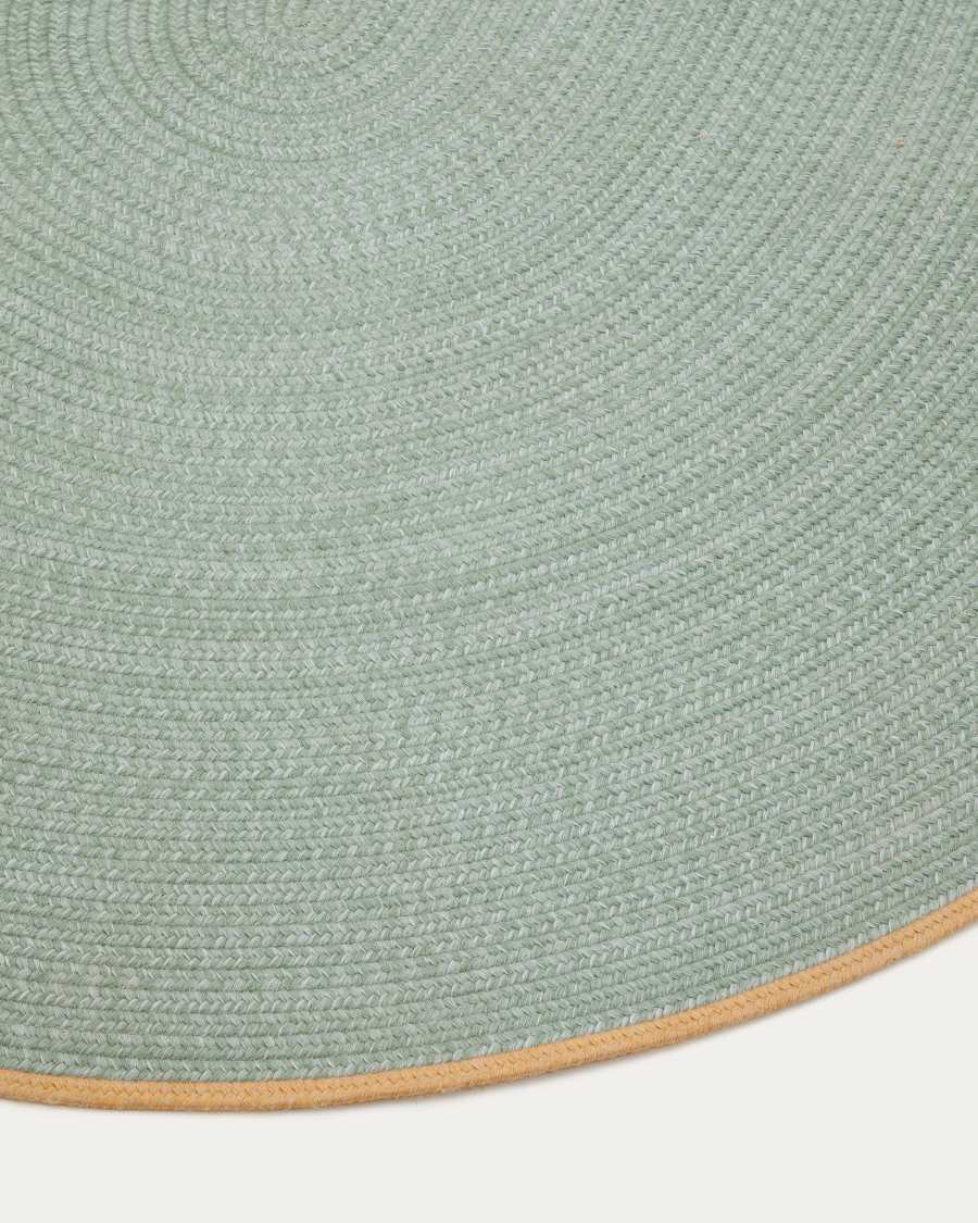 Soller green rug 100% PET Ø 160 x 230 cm