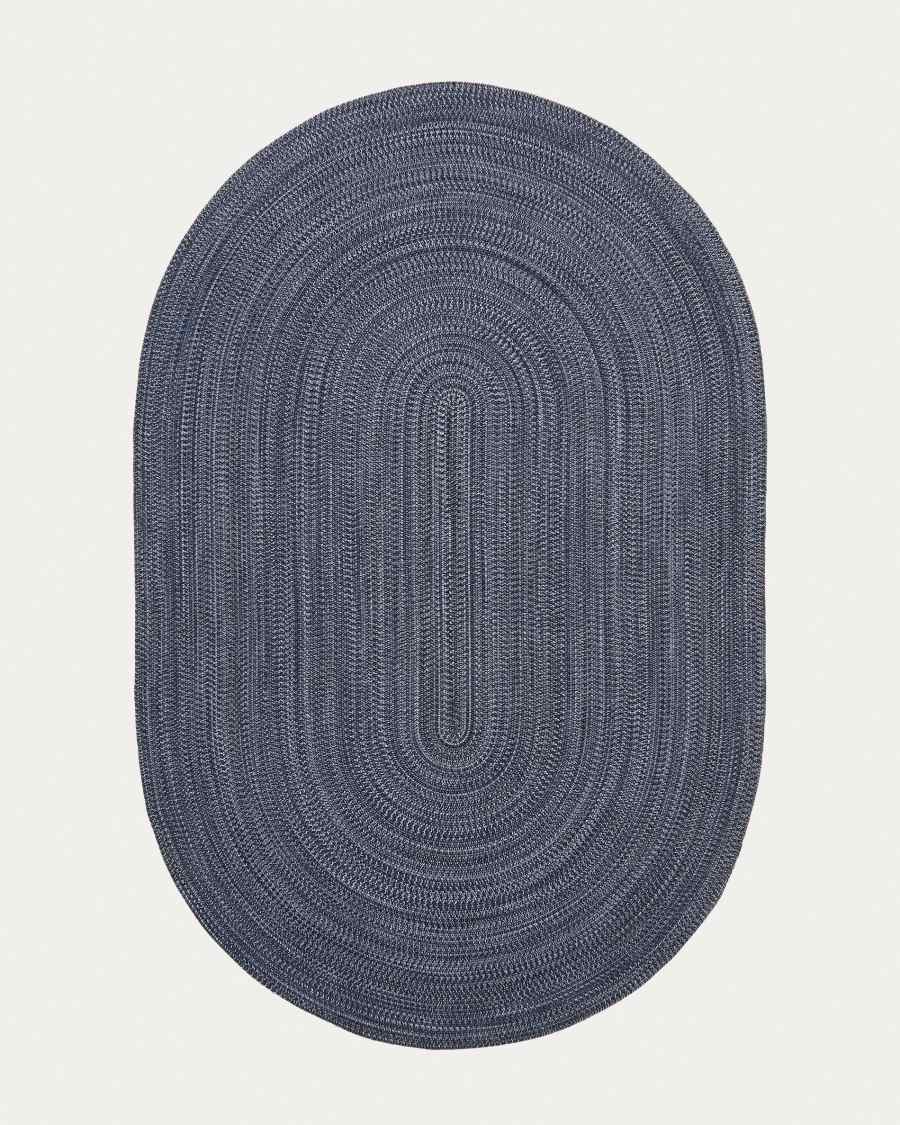 Tapis Sadent 100% PET bleu 200 x 300 cm