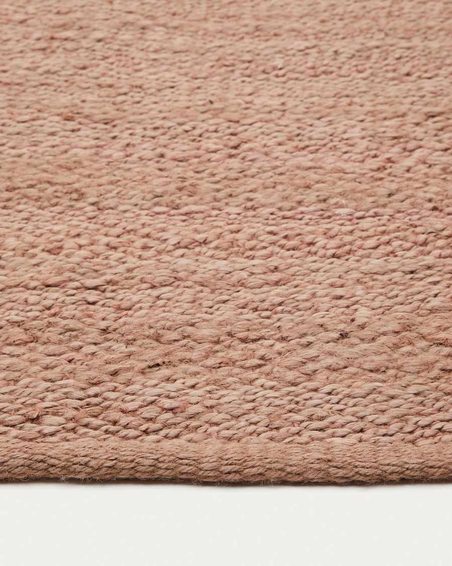 Sallova pink jute rug 160 x 230 cm