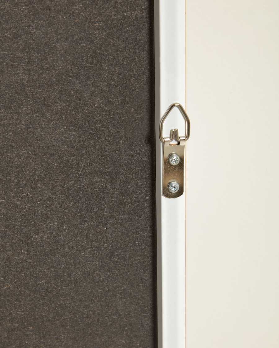 Tableau Allish avec formes bleues et blanches 50 x 70 cm