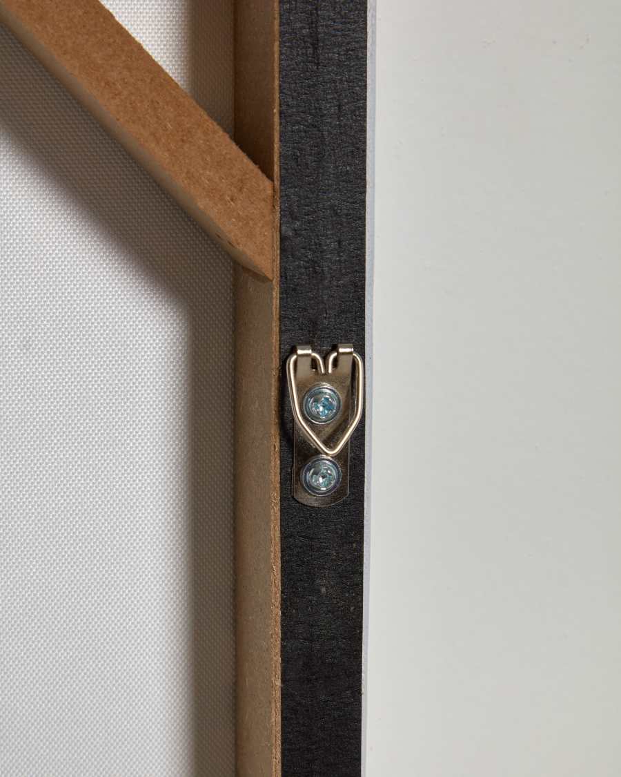 Suilen painting in brown, 80 x 100 cm