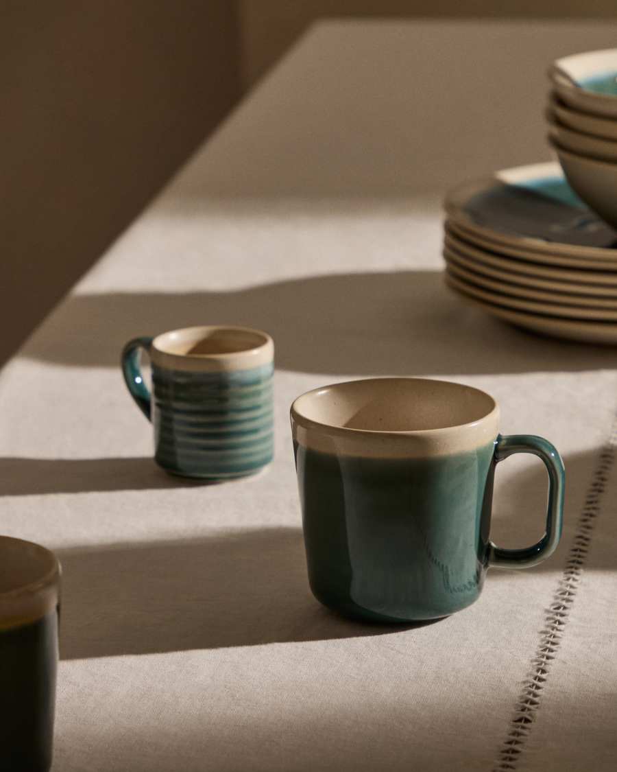 Sanet blue and white, ceramic mug