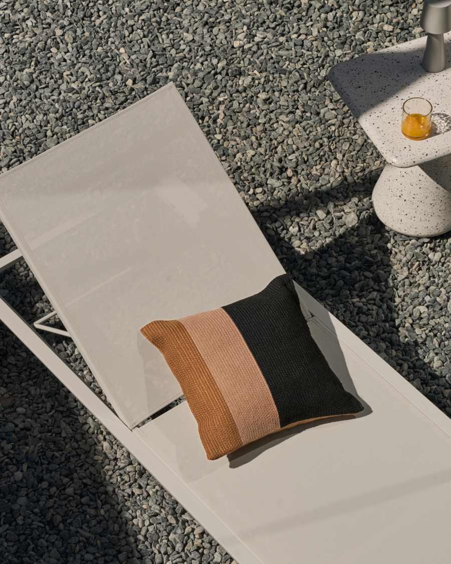 Bain de soleil Canutells en aluminium avec finition gris clair