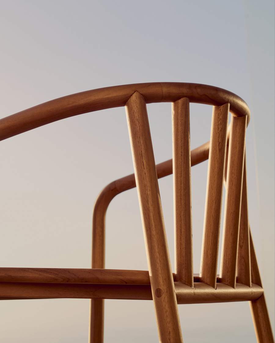 Turqueta stackable chair made from solid teak wood FSC 100%