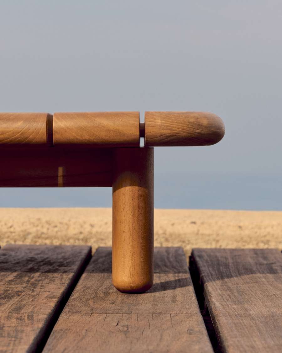 Turqueta coffee table made from solid teak wood, 140 x 70 cm, FSC 100%