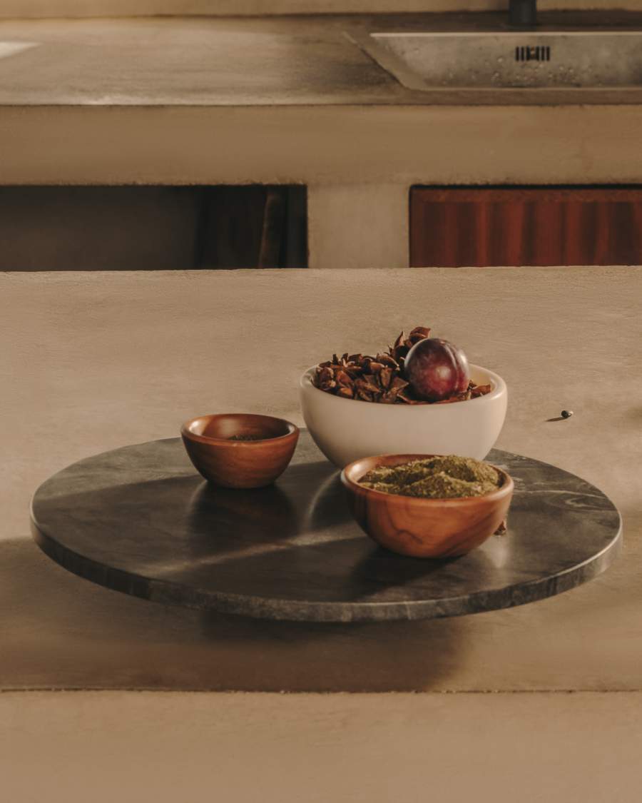 Ensemble Selvira de 3 bols en bois d'acacia