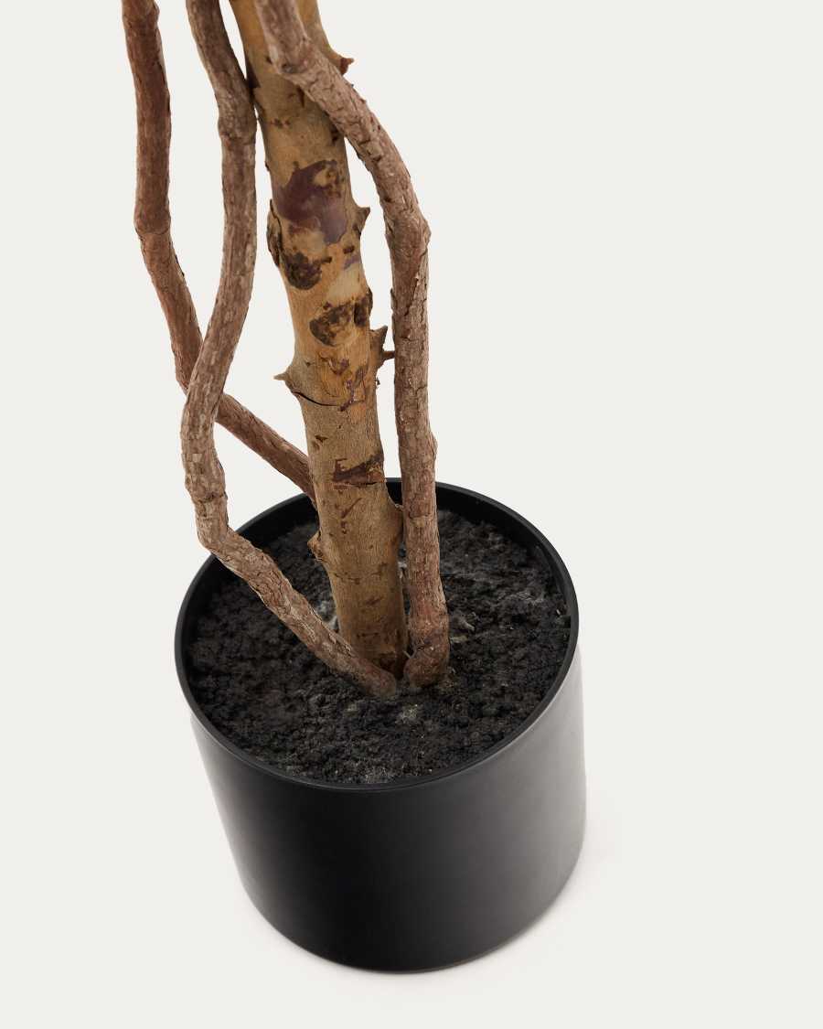 Kunstboom Ficus met zwarte pot 180 cm