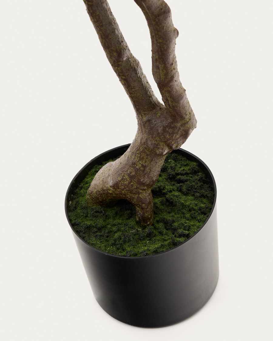 Artificial Pachira tree in black pot 180 cm