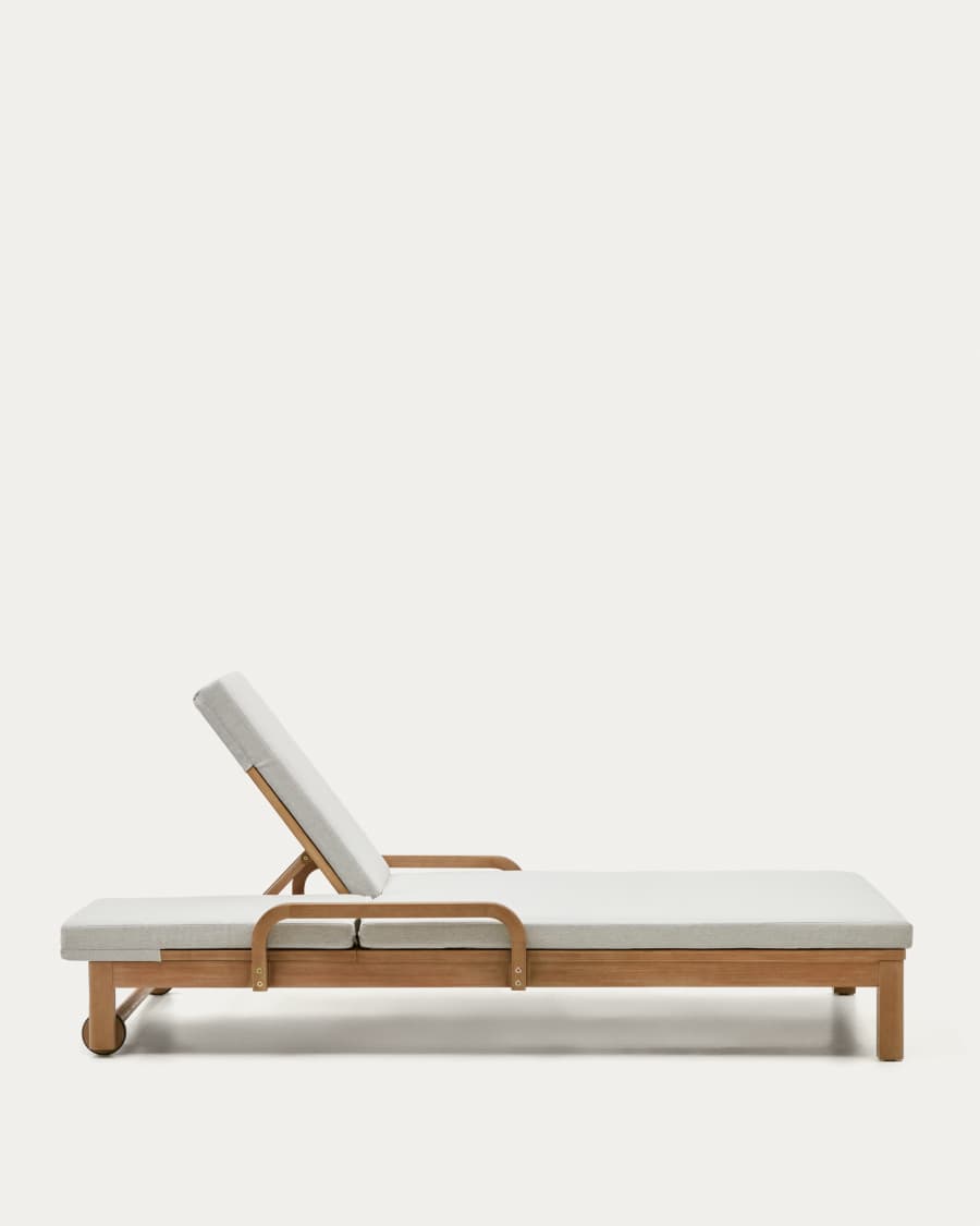 Sonsaura double sun lounger made from solid eucalyptus wood FSC 100%