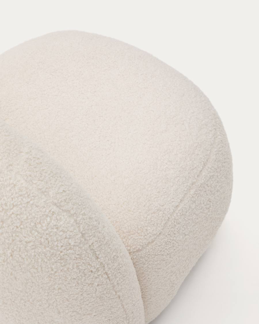 Bucky child’s armchair in white bouclé FSC 100%