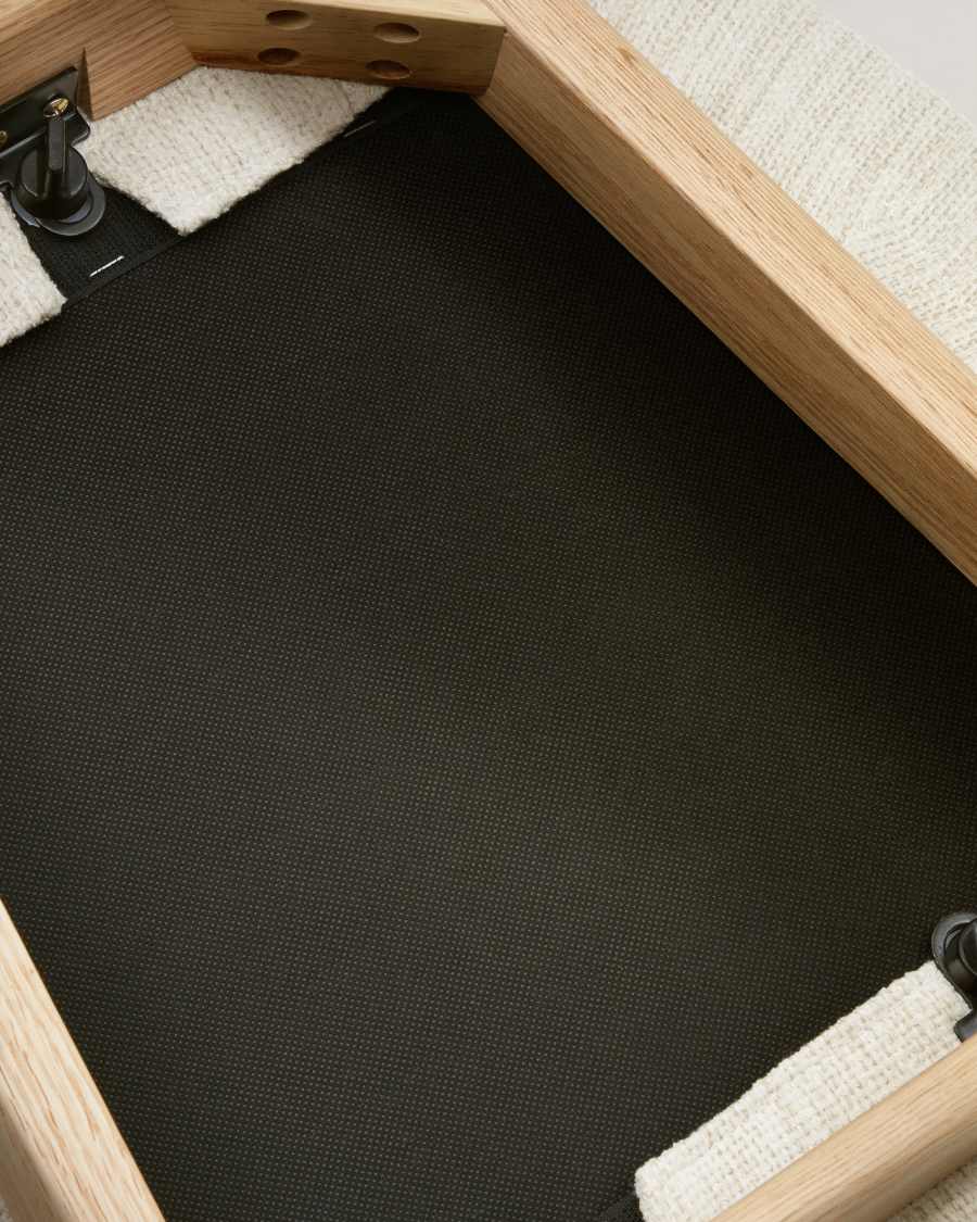 Fodera per sedia Alocs in ciniglia beige