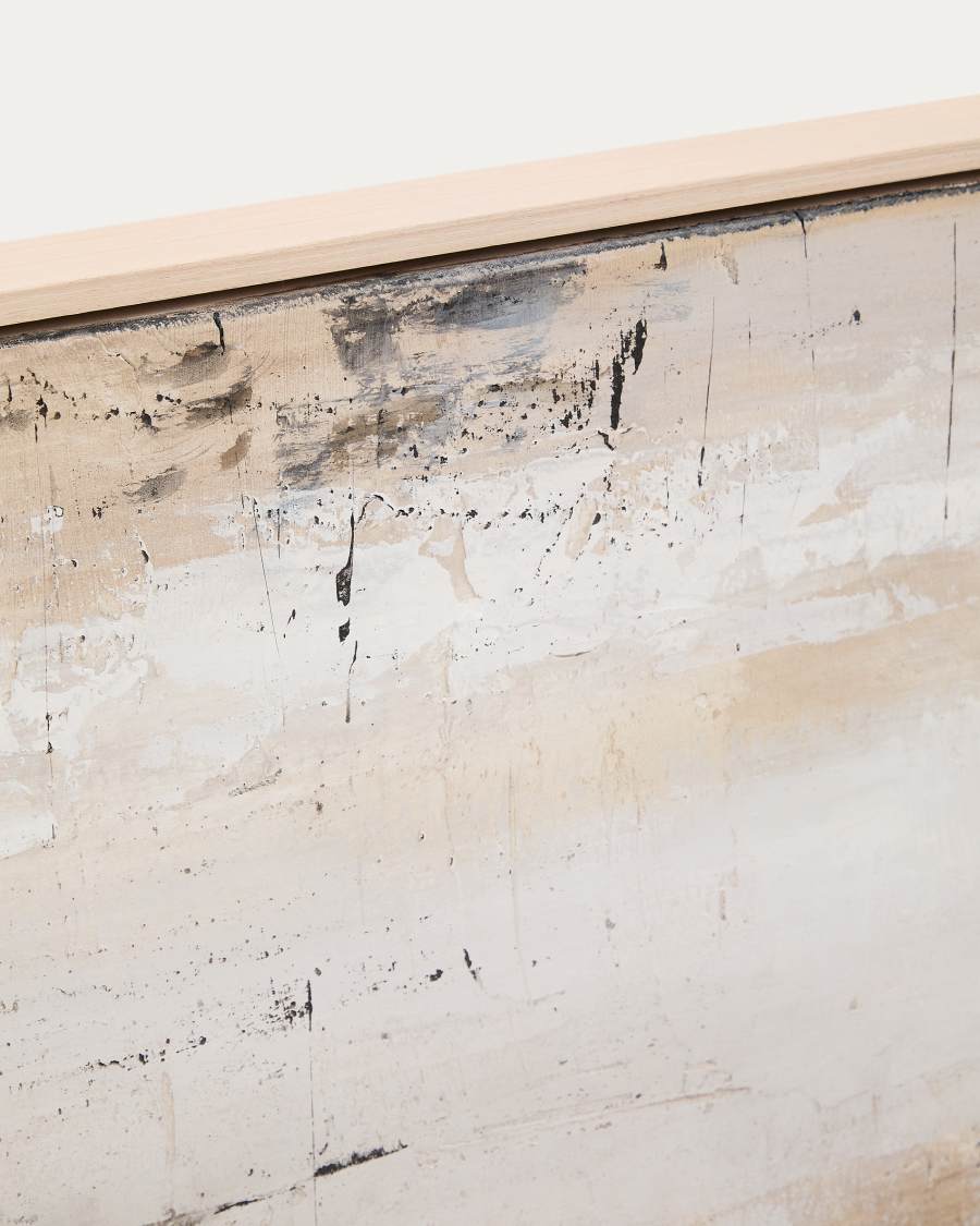 Selnar grey abstract picture, 122 x 32 cm