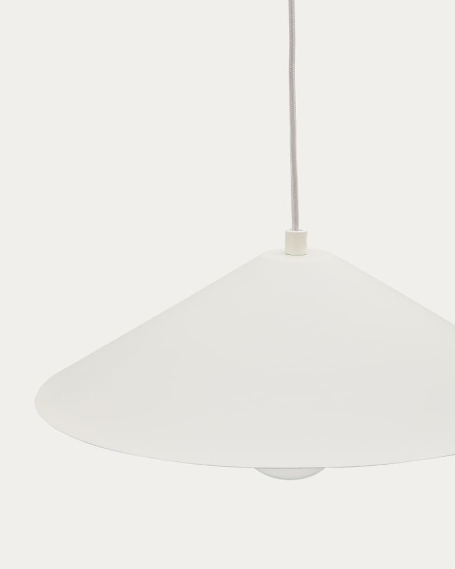 Wandleuchte Kally aus Metall mit beige lackiertem Finish