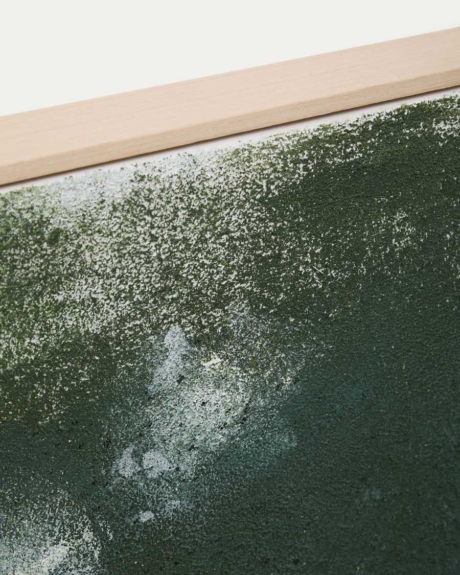 Selnar green abstract picture, 202 x 122 cm