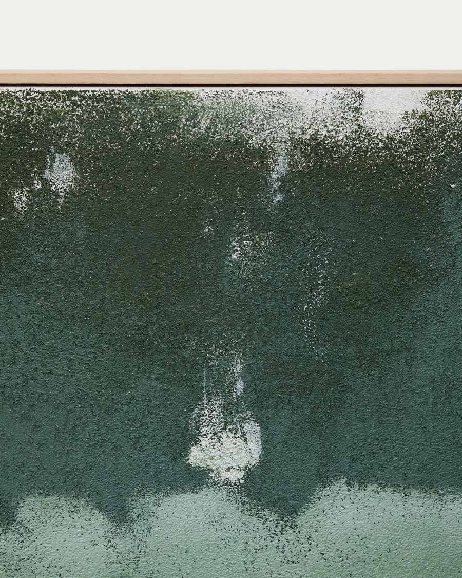 Selnar green abstract picture, 202 x 122 cm