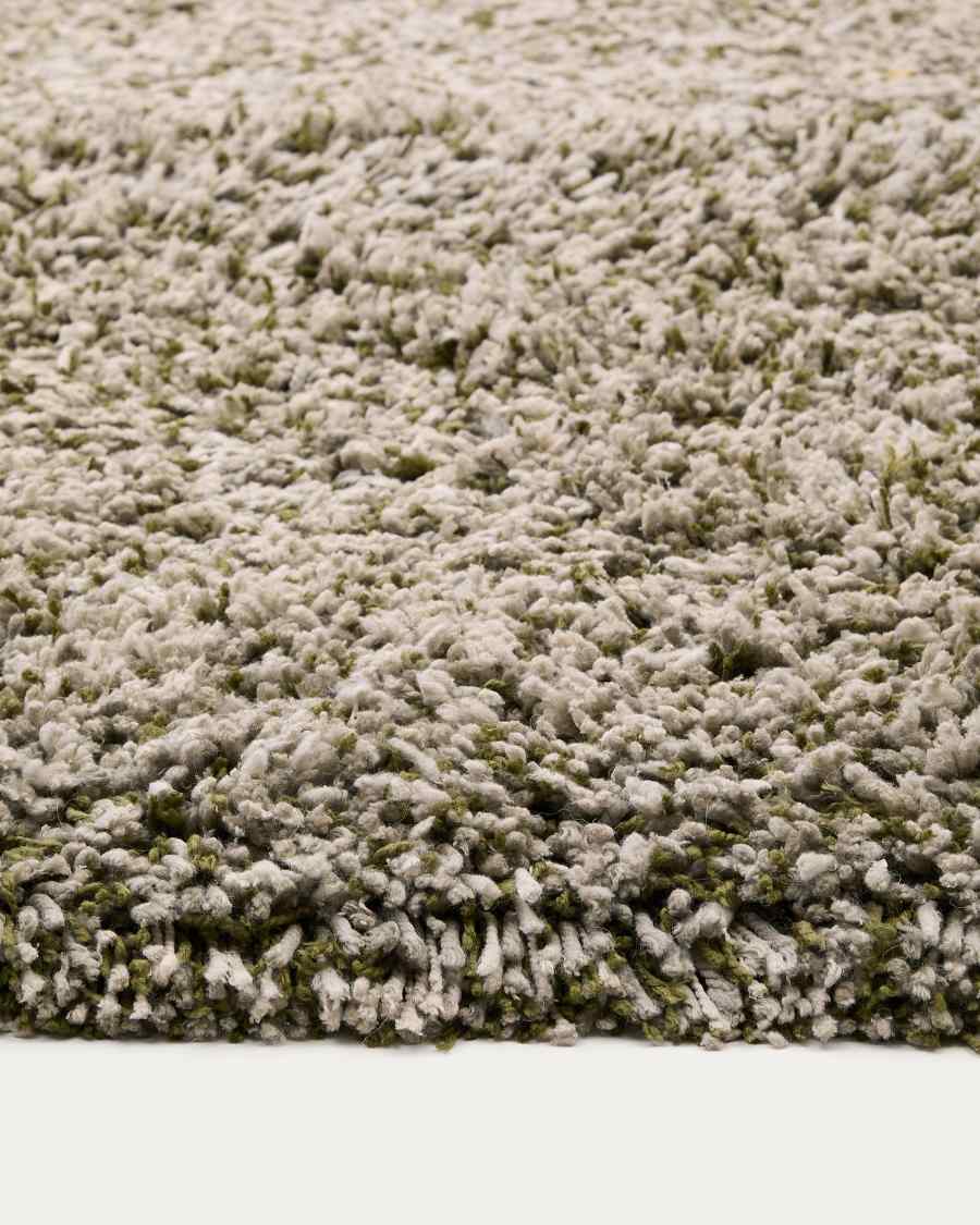 Tapis Gride à poils vert multicolore 200 x 300 cm