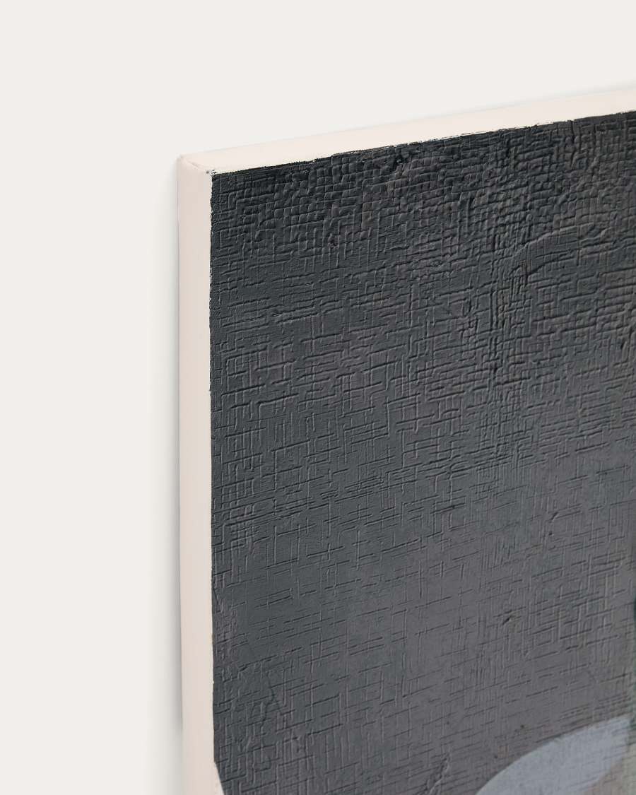 Abstrakte Leinwand Nemsa blau und grün 90 x 60 cm