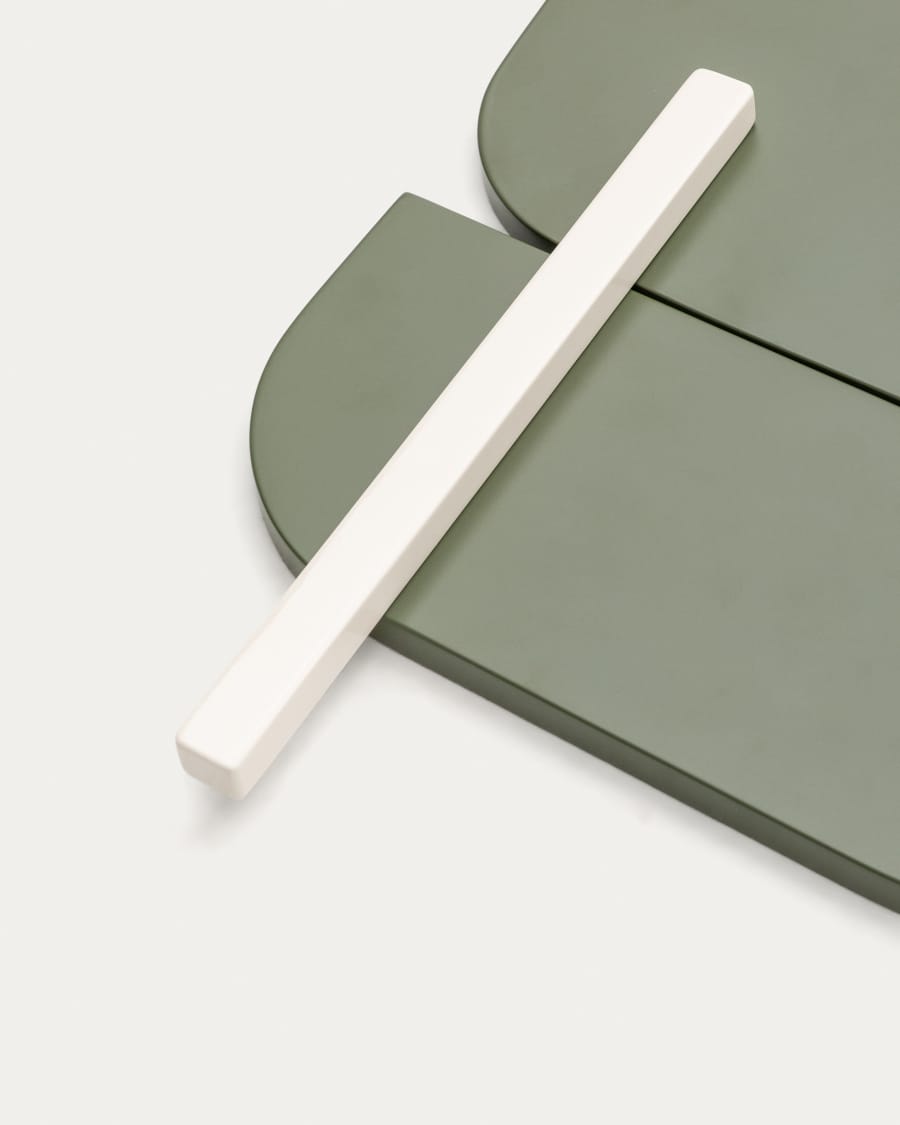 Panel ścienny Danei biało-zielony 50 x 30 cm