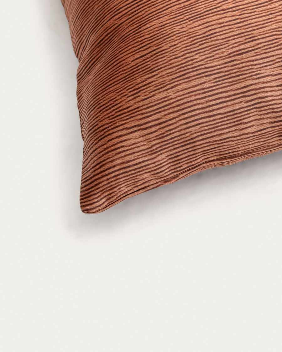 Kissenbezug Mirca Struktur braun 45 x 45 cm