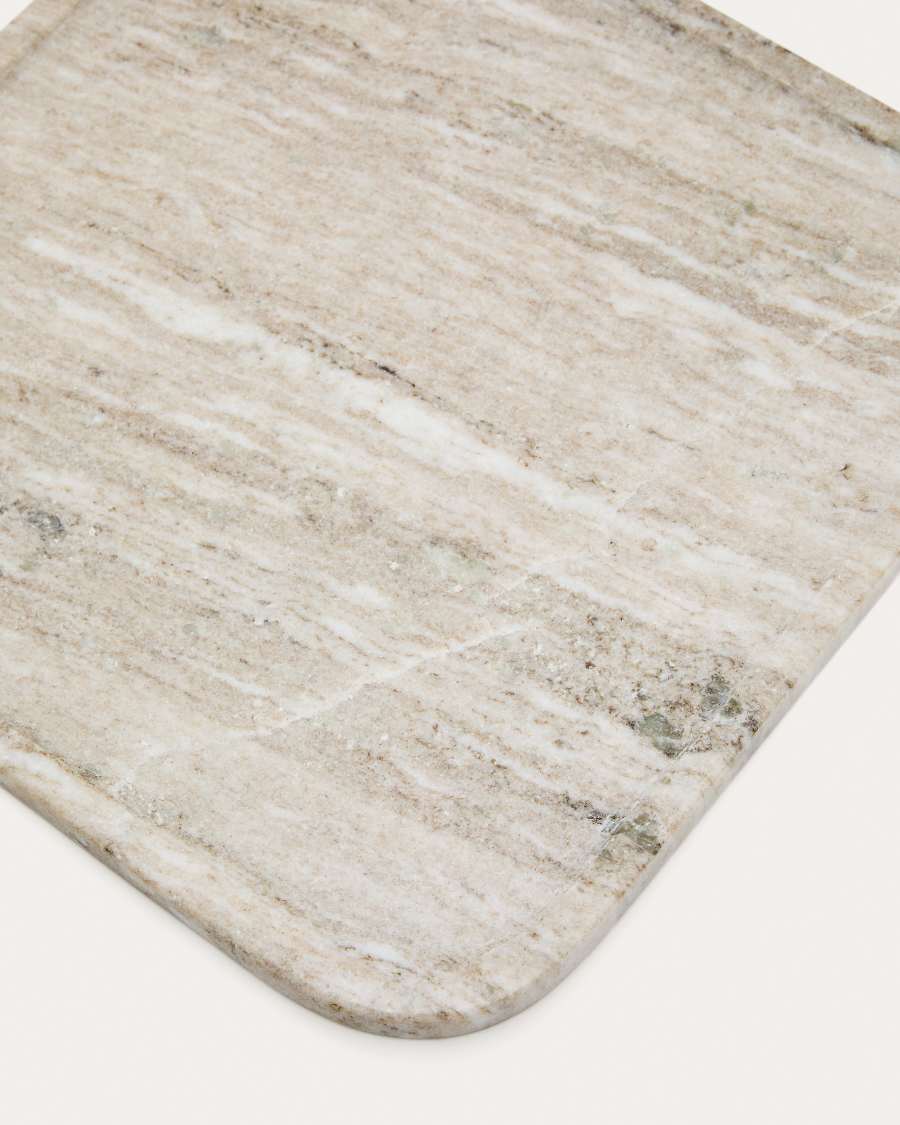 Planche de service Nesa en marbre beige