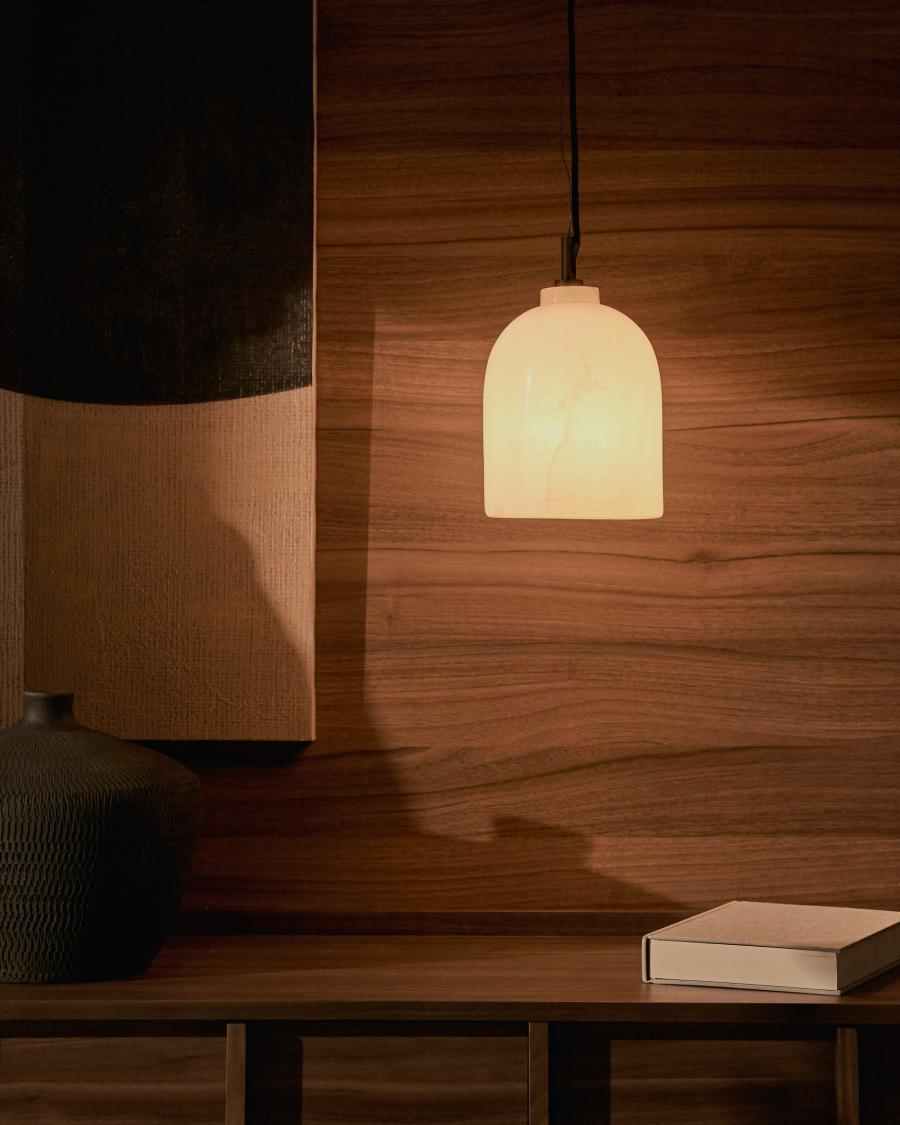 Llum de sostre Shenli d’alabastre Ø 15 cm