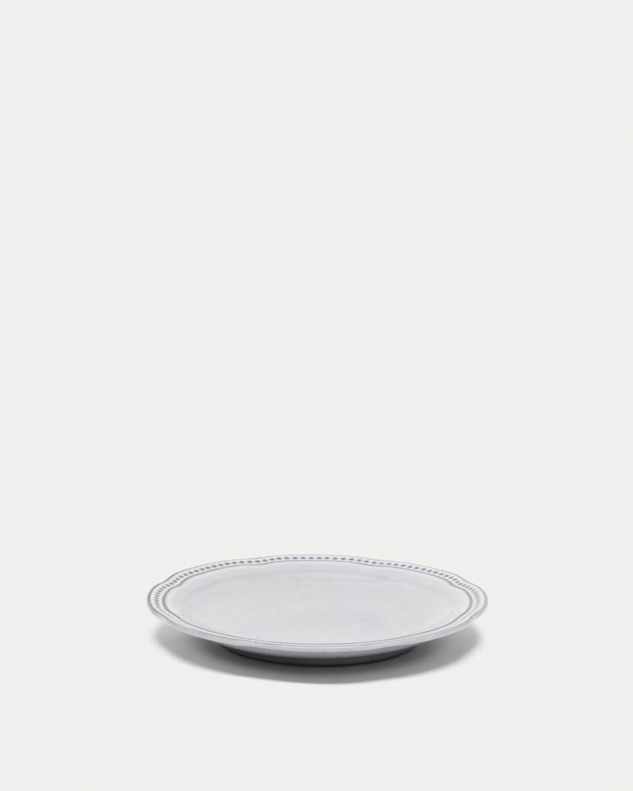 Blue ceramic Dovec dessert plate