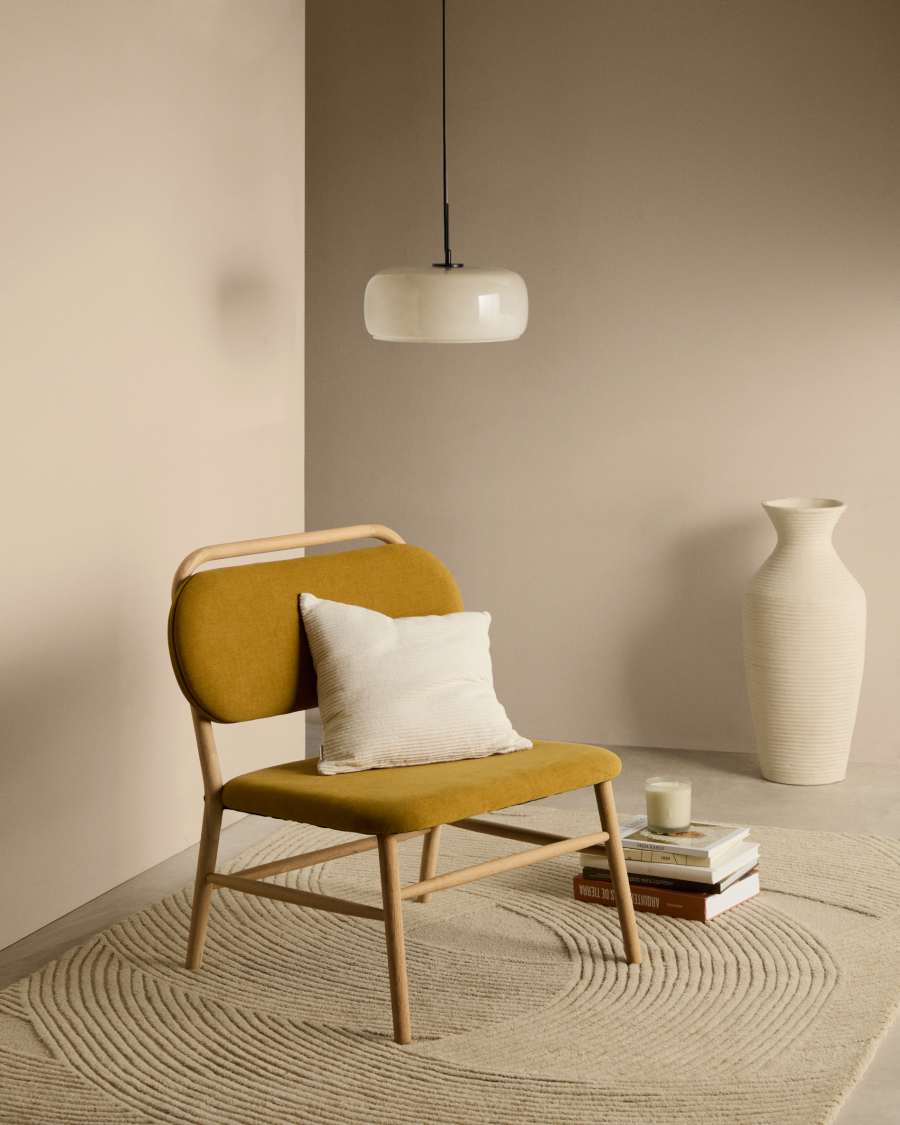 Minec beige, 100% cotton cushion cover, 45 x 45 cm