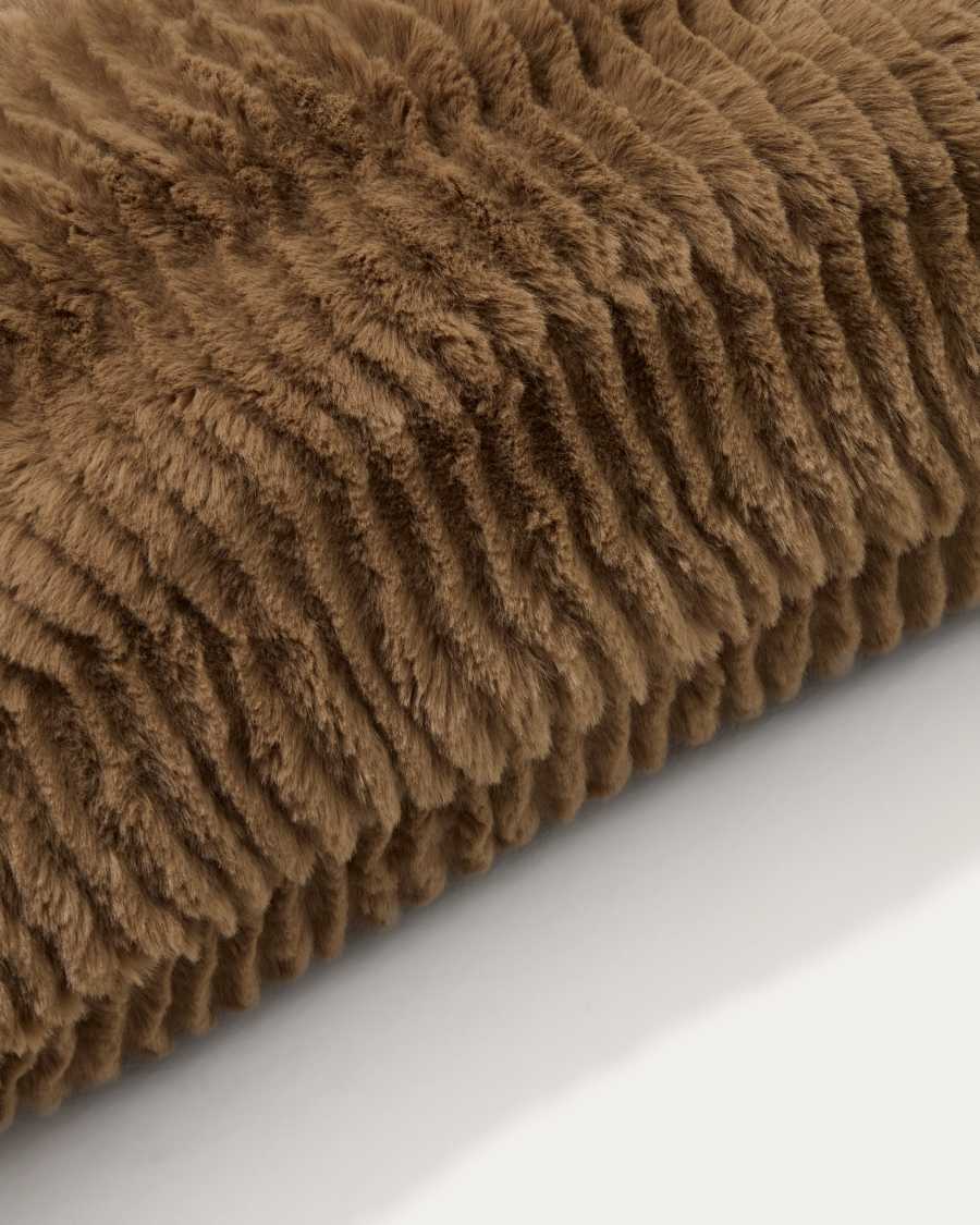 Housse de coussin Afni à poils ras 40 x 60 cm