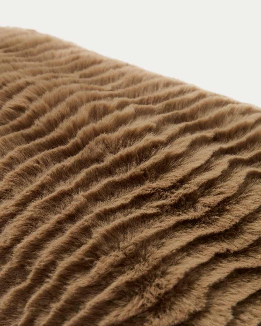 Housse de coussin Afni à poils ras 40 x 60 cm