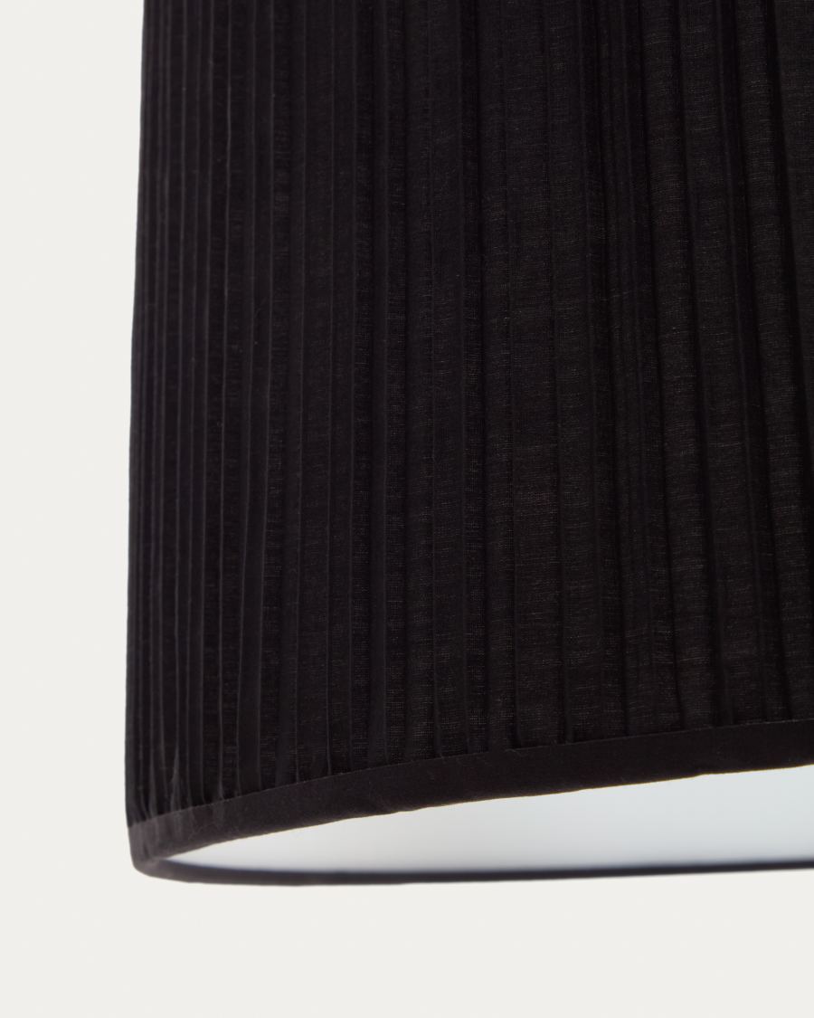 Guash ceiling lamp shade in black, Ø 40 cm