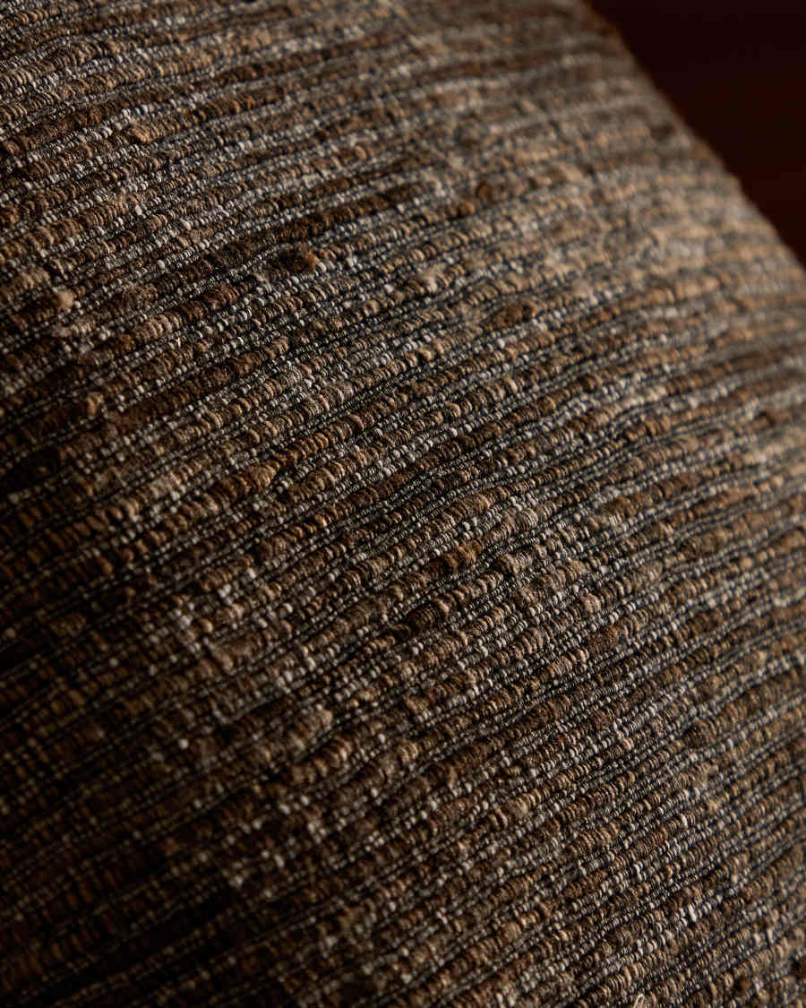 Gulbe cushion cover in multi-coloured silk and cotton, 45 x 45 cm