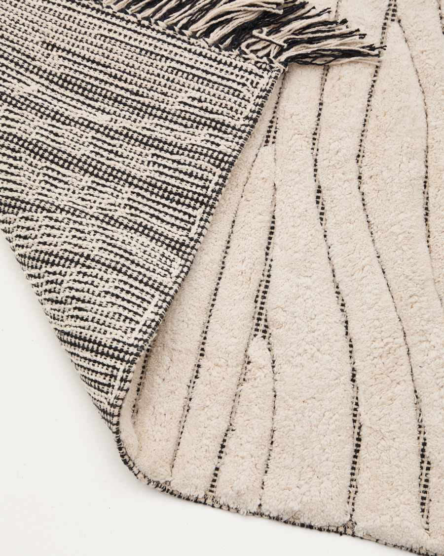 Crilda white, cotton bathmat, 50 x 70 cm