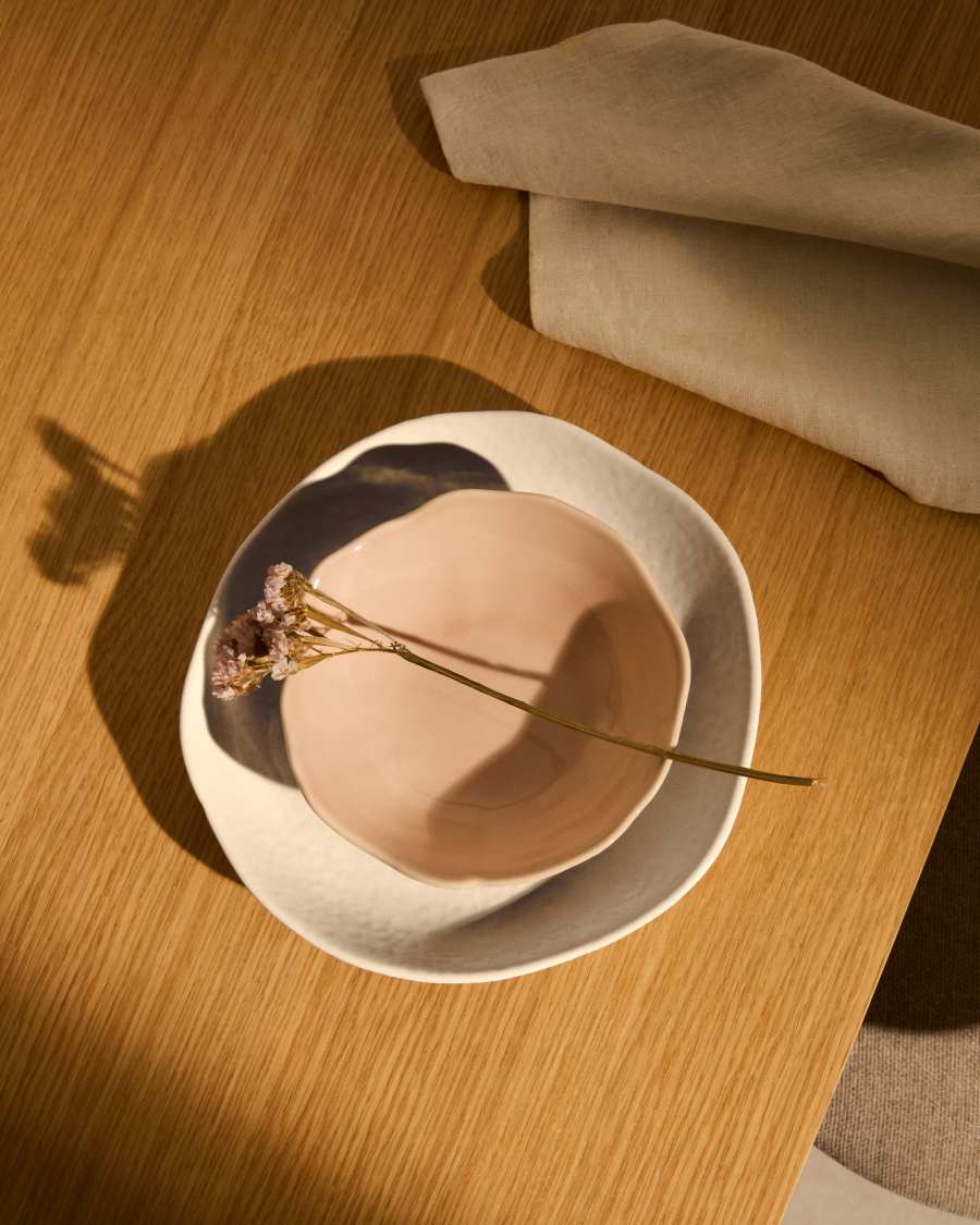 Κεραμικό πιάτο γλυκού Plato, λευκό