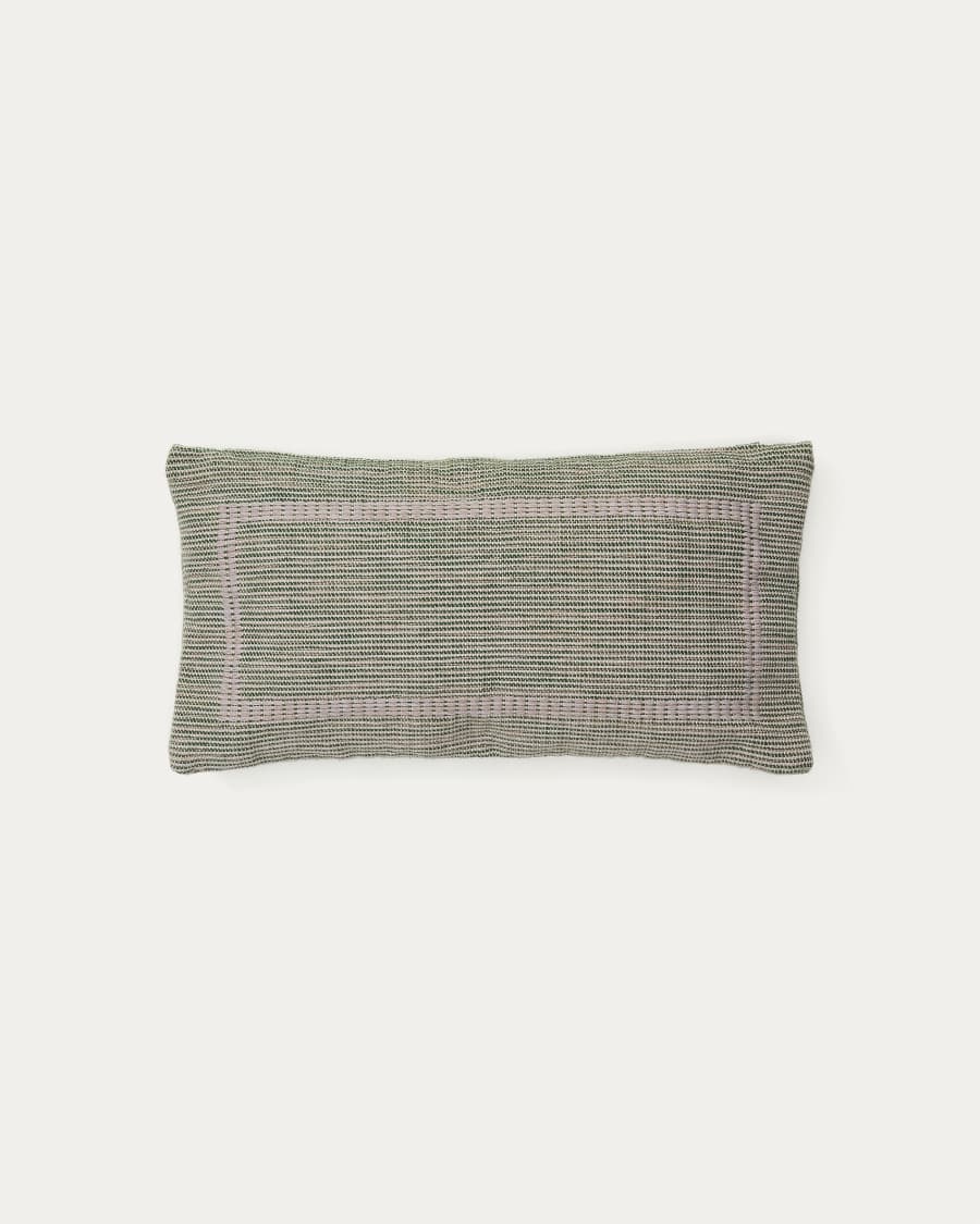 Federa per cuscino Narelle 100% PET verde 30 x 50 cm