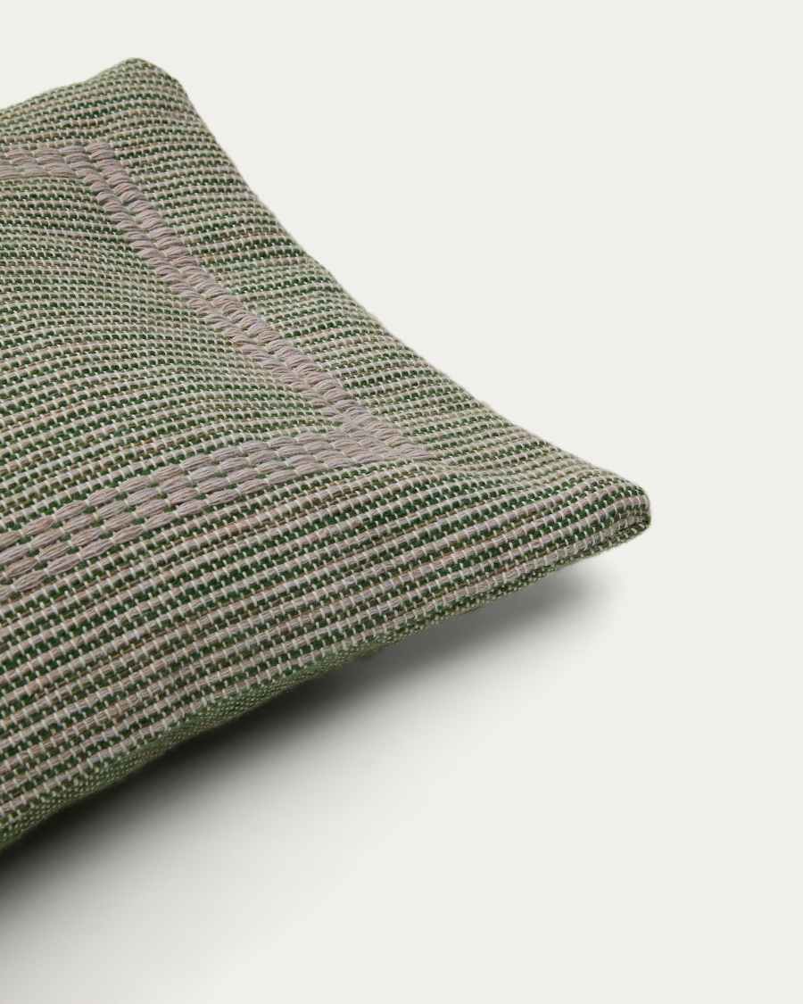 Federa per cuscino Narelle 100% PET verde 30 x 50 cm