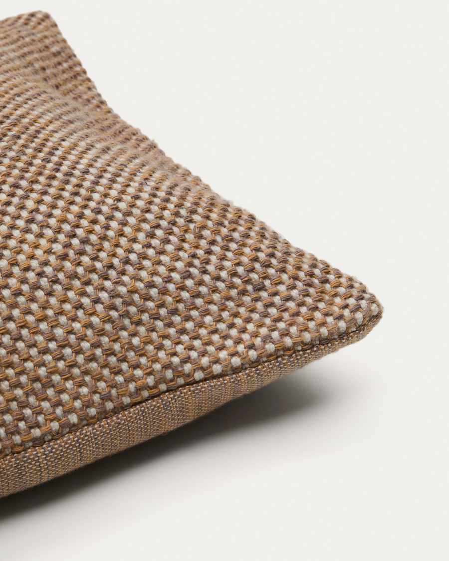 Cushion cover Eriam 100% PET beige 50 x 50 cm