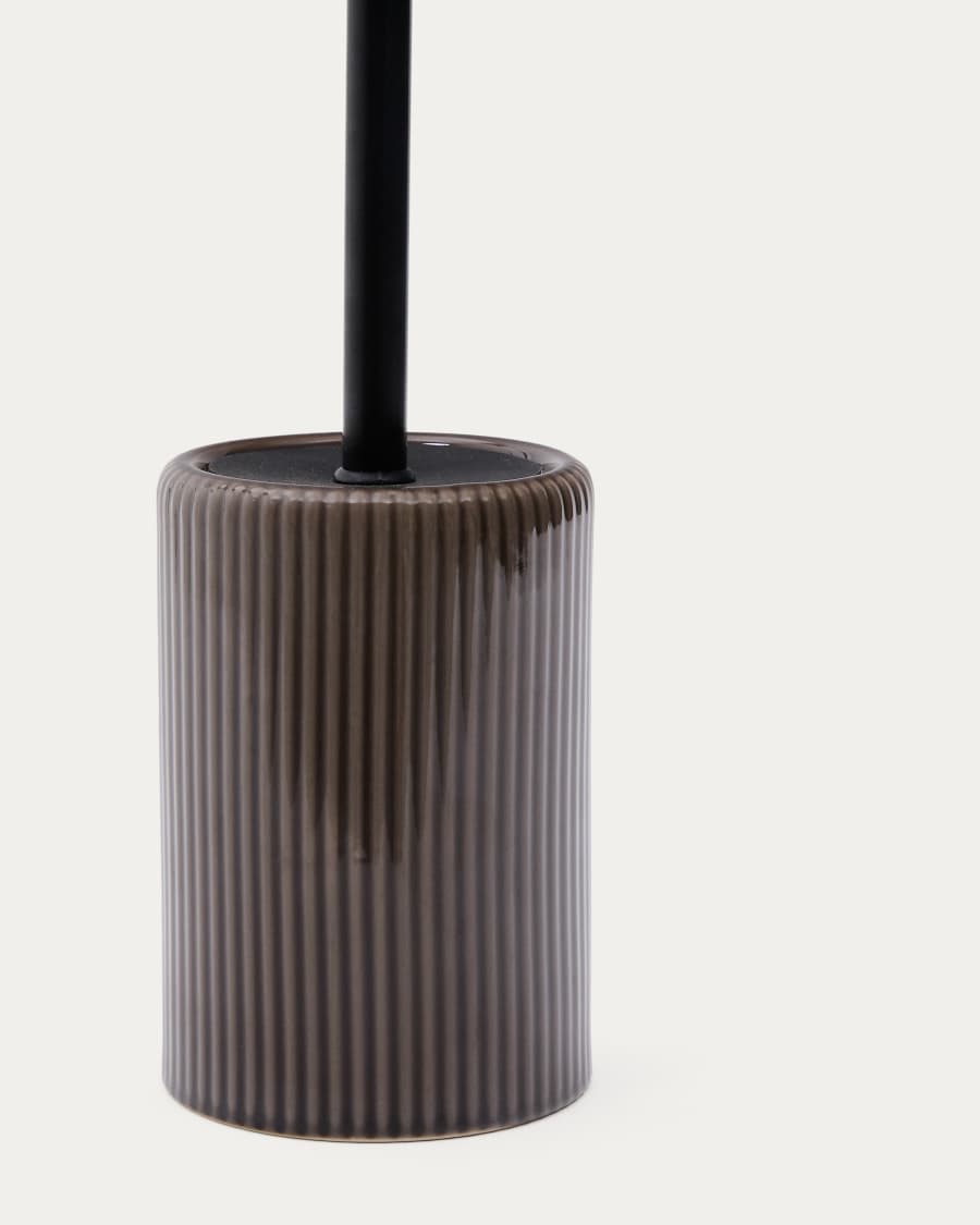 Selime brown stoneware toilet brush