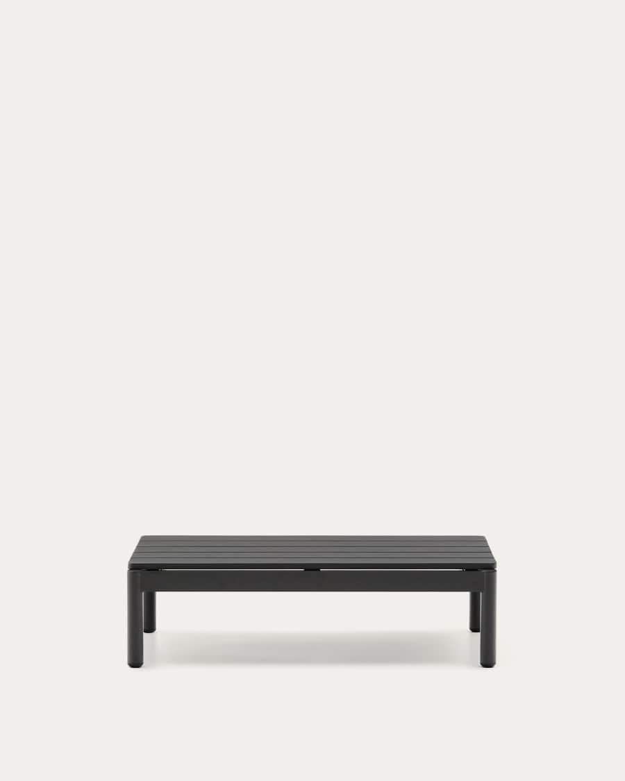 Sorells coffee table in grey aluminum 52,4 x 91 cm