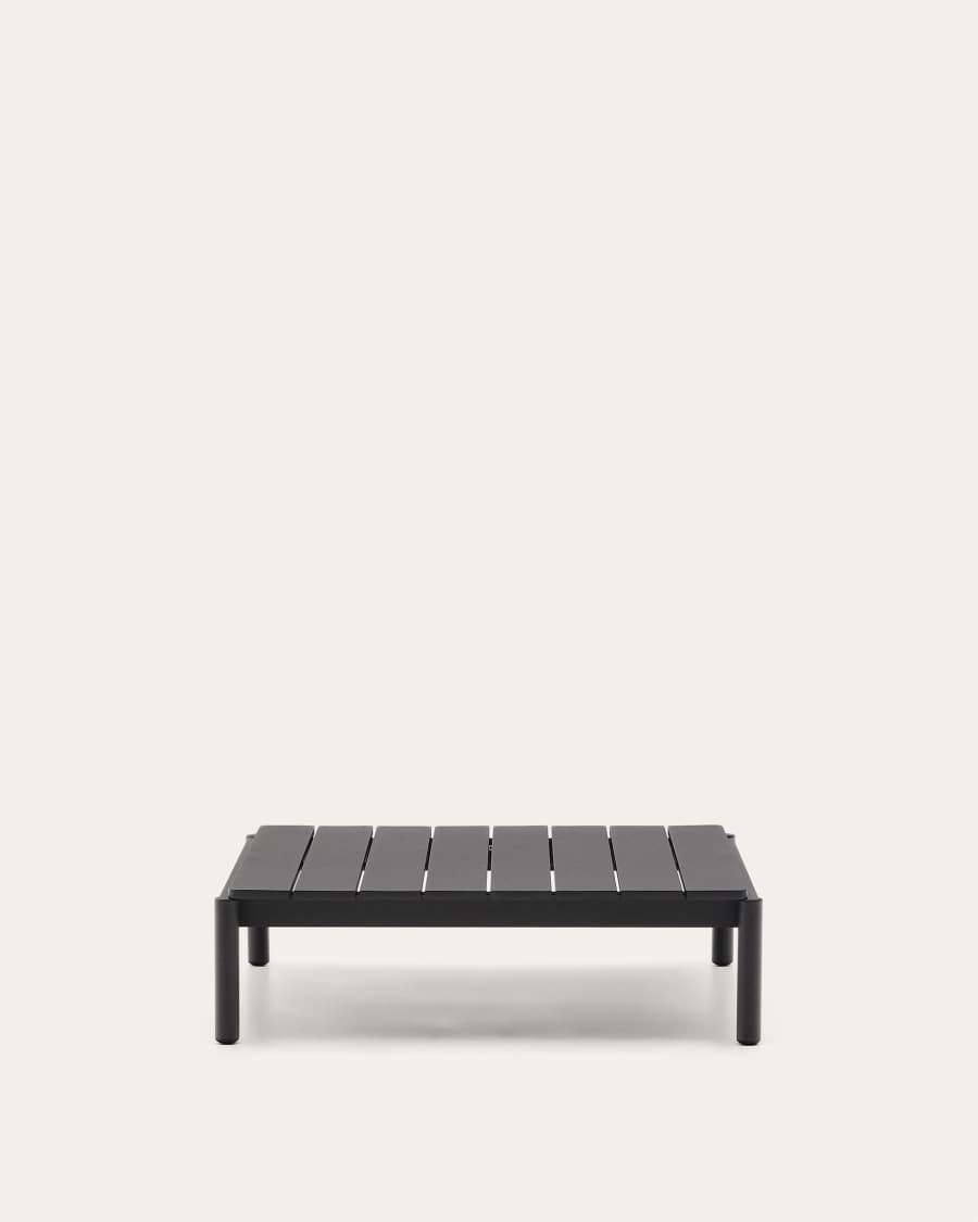Sorells coffee table in gray aluminum 89 x 91 cm