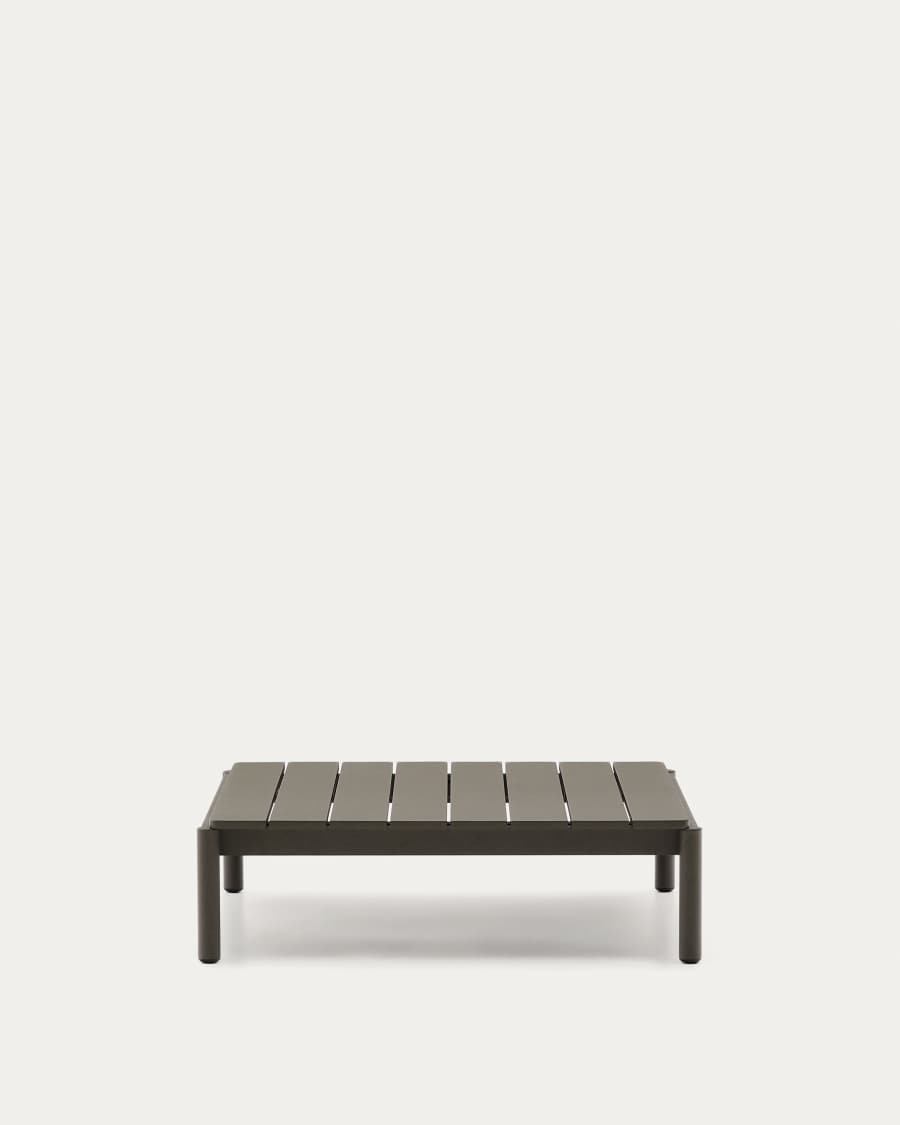 Sorells coffee table in green aluminum 89 x 91 cm